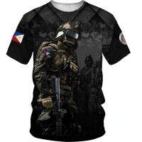 2023 NewAIRBORNE TACTICAL T เสื้อ3D เสื้อ Full Sublimation สำหรับ Men Women