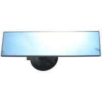 Car Rear View Mirror, Anti-Glare Universal Car Truck Interior Rearview Mirror with Suction Cup Blue Mirror - Reduce Blind Spot and Antiglare