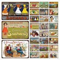 Milka ช็อกโกแลต Suchard ป้ายโลหะดีบุกโปสเตอร์-Vintage Wall Plaque กาแฟผักสำหรับห้องครัวร้านอาหารตกแต่งบ้าน-A Nostalgic Touch!