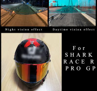 สำหรับ SHARK RACE R PRO GP หมวกกันน็อครถจักรยานยนต์ Visor หมวกกันน็อกเลนส์ Moto อุปกรณ์เสริม Face Shield Sunshield-x7d