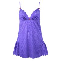 Annebra Babydoll Lace ชุดนอนลูกไม้แอนบรา สีม่วง Violet (AN8-555)