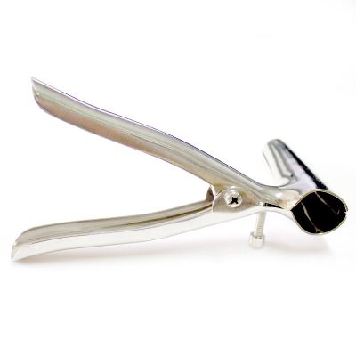 1pcs anus Medical stainless steel anoscope clamp type bell mouth anal dilator anal examination mirror anal dilator