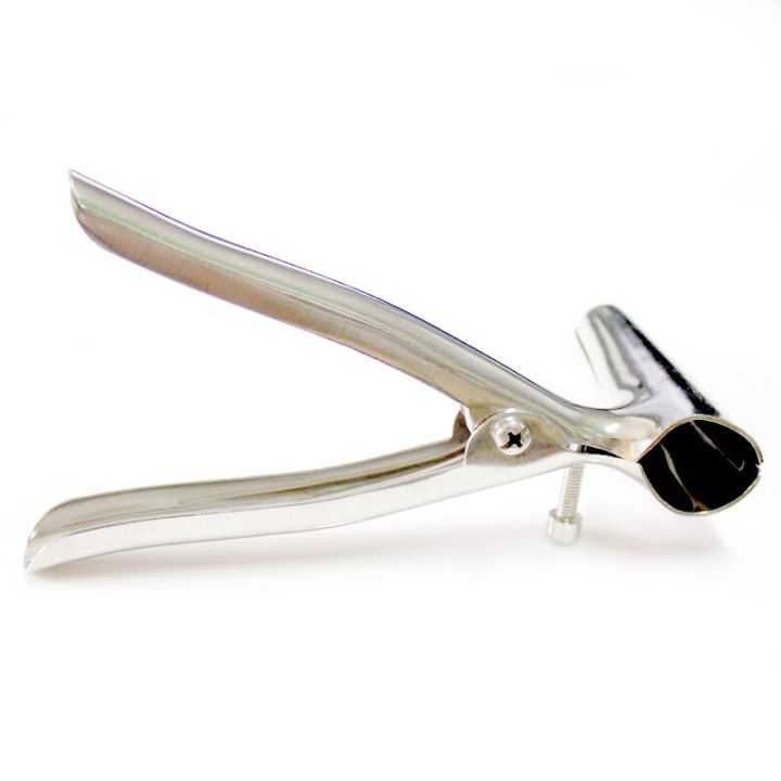 1pcs-anus-medical-stainless-steel-anoscope-clamp-type-bell-mouth-anal-dilator-anal-examination-mirror-anal-dilator