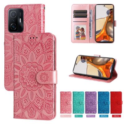 เคสโทรศัพท์กันกระแทกสำหรับ Xiaomi Mi 12T 11T Pro/mi 13 13 Pro/mi 12 12 12 Pro 12 Lite เคสเคสแบบพับปิดได้ทรงกลีบดอกไม้กระเป๋าสตางค์หนัง2ช่องเสียบบัตร