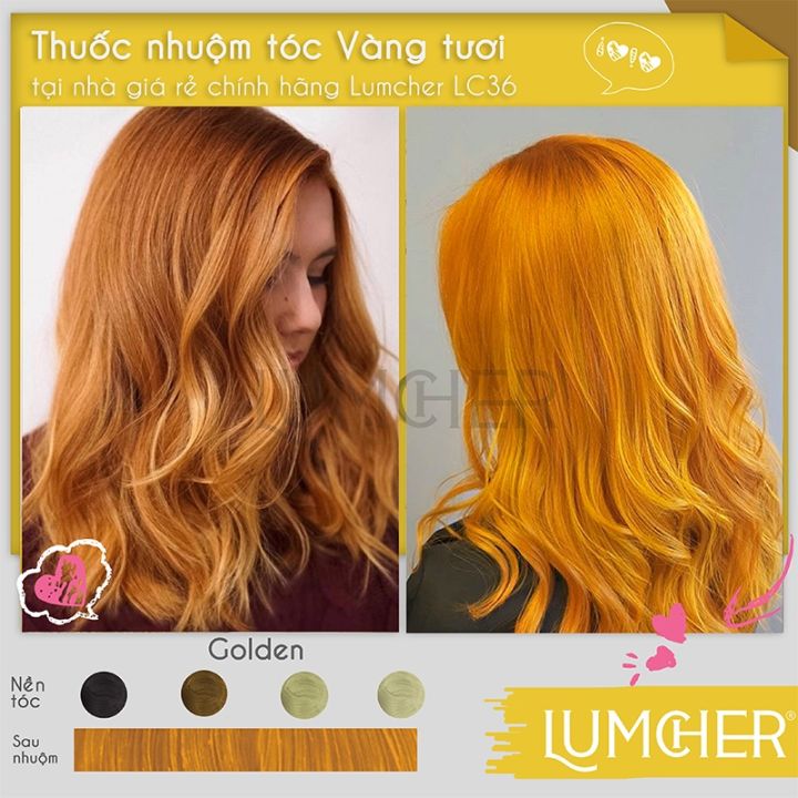Bạn muốn thay đổi kiểu tóc của mình và tìm kiếm một sắc tố tóc mới? Sử dụng sản phẩm nhuộm tóc chính hãng Lumcher LC36 để có được một mái tóc Vàng Tươi đẹp như mong muốn với một mức giá rẻ hơn.