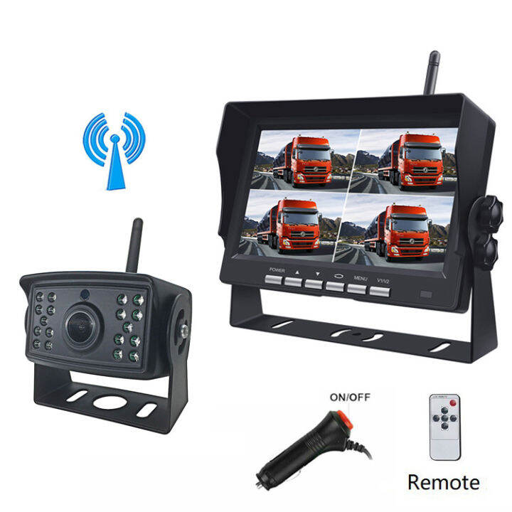 7-inch digital wireless truck forklift harvester monitoring system DVR ...