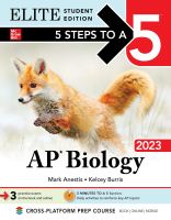 หนังสืออังกฤษใหม่ 5 Steps to a 5: AP Biology 2023 Elite Student Edition [Paperback]