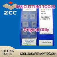 ZCC CT เพชรยี่ห้อ CNC ใบมีดโลหะผสม SEET120308PER-APF YB9320 YBG205H YBG102