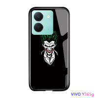 Volans Y36 Vivo Y36 5G เคสแฟชั่นสำหรับเด็กผู้ชายซูเปอร์ฮีโร่สำหรับผู้ชายเคสกระจกเทมเปอร์กันกระแทกเคสโทรศัพท์ฝาหลัง