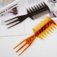 1PC Oil Comb Double sided Fish Plug Large Teeth Flat Bottom Styling Comb For Men Hair Salon Styling Tool Accessories