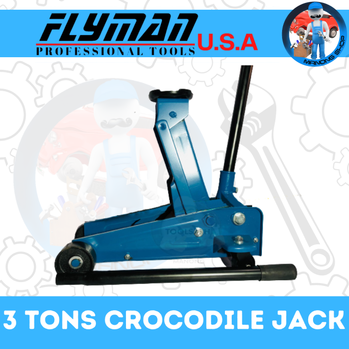 Manong Shop Flyman 3 Tons Crocodile Jack Heavy Duty Mechanics Tool for