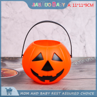 JiaShuo Baby Toy Halloween christams PARTY props พลาสติกฟักทองถังลูกอมกล่องตกแต่งฮาโลวีน