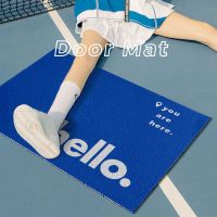 Porch Creative Design Door Mat Carpet PVC Anti-slip Mat Silk Loop Can Be Cut Custom Home Mat Carpet Small Size Entrance Door Mat