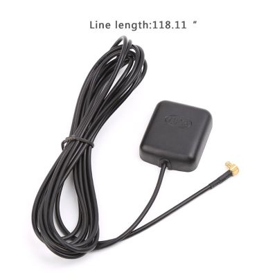 ♨ Car GPS Antenna Receiver With 3.5mm MCX Right Angle Connector Navigator Aerial 3M