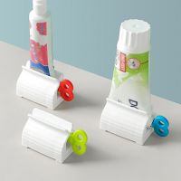 Toothpaste Clip Household Rolling Toothpaste Device Tube Dispenser Holder Lazy Toothpaste Tube Squeezer Press Bathroom Supplies