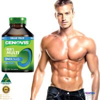 CENOVIS Mens  Multi Vitamins &amp; Minerals Once Daily 100Capsules ผลิตภัณฑ์เสริมอาหารวิตามินรวมบำรุงร่างกายสำหรับผู้ชายช่วยฟื้นฟูปรับสภาพร่างกายให้แข็งแรงซ่อมแซมส่วนที่สึกหรอพร้อมการบำรุงผิวพรรณให้แลดูอ่อนกว่าวัย สินค้านำเข้ารับประกันคุณภาพของแท้จากออสเตรเล