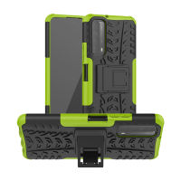 เคส Huawei Y7A Case หรูหรา PC + TPU Stand Armor ShockProof