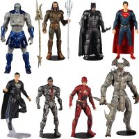 ของเล่น Mcfarlane จัสติสลีคซุเปอร์แมน Dc Darkseid Mega Steppenwolf แอ็กชั่นฟิกเกอร์แบทแมนของขวัญชุดโมเดลสะสมหุ่นยนต์