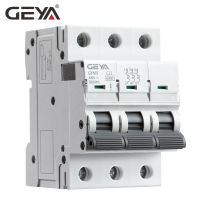 GEYA GYM9 3P 6KA Mini Disyuntor Din Rail Circuit Breaker 6A 10A 16A 63A 25A 32A 40A 50A AC ประเภท MCB 400V