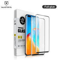 SmartDevil Full Glue Glass For P40pro Mate20 P30 Pro All Glue Screen Protectors High Definition Anti Blue-ray Green Light