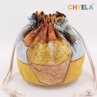 [van gogh] strand outlet is receive bag cloth art painting travel bags travel luggage AP261 receive bag 【BYUE】