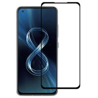 (PANG TECH) สำหรับ Asus Zenfone 8ป้องกันเต็มพื้นที่ของจอภาพติดกาวเต็มปกป้องหน้าจอฟิล์มกระจกเทมเปอร์