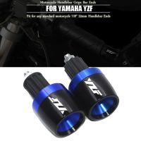 สำหรับ Yamaha YZF R25 R15 R6 R1 R3 R125 R1M ทุกปี7/8 "22มม. ที่จับแฮนด์อุปกรณ์มอเตอร์ไซค์ปลอกแฮนด์ปลั๊กท้าย