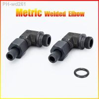 ❈ Hydraulic Carbon Steel Welded Joint High Pressure Oil Pipe Joint Metric Thread M16 52mm Connection Fittings Transition Joint