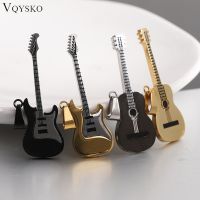 VQYSKO Personalized Electric Guitar Charm Necklace Music Jewelry Player Gifts Lover Teacher Best Friend