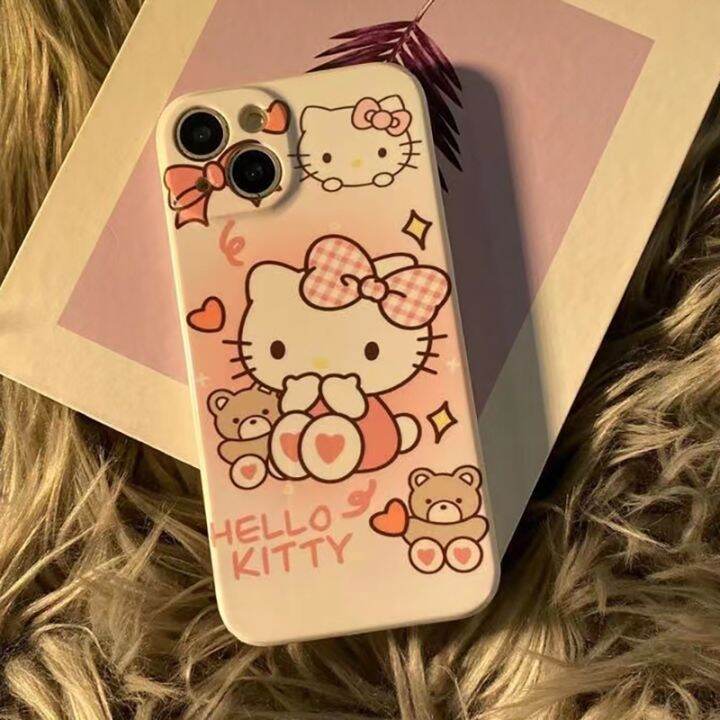 chaunceybi-เคสใสสีขาวสำหรับ-iphone-13ที่คลุมรูปแมว14-11-6-6s-7-8-plus-x-xr