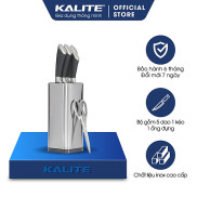 Bộ dao làm bếp 6 món cao cấp KALITE KL191, siêu bén, chất liệu Inox 304