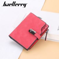 【CW】✁  Baellerry Wallets Short Magnetic Buckle Top Card Holder Female Purse Wallet