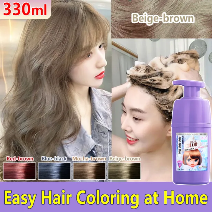 🔥Can cover gray hair🔥Permanent Hair Color 350ml Organic Ingredients Safe  and Non-irritating,Fast Coloring Semi-Permanent,Unisex,hair color cream,hair  color permanent original,Color of hair,hair color for women,Hair dye |  Lazada PH
