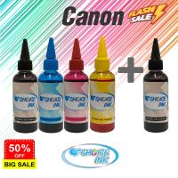 Choice Inkjet Canon น้ำหมึกเติมใช้ได้กับทุกรุ่น All Model 4 สี (สีดำ,ฟ้า,แดง,เหลือง) แถมดำ 1 ขวด #หมึกเครื่องปริ้น hp #หมึกปริ้น   #หมึกสี   #หมึกปริ้นเตอร์  #ตลับหมึก