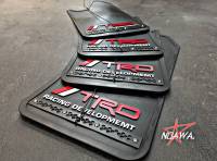 TRD MUD FLAPS BLACK PLATE