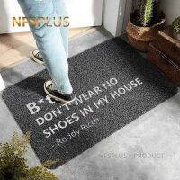 【CW】 Front Door Entrance Doormat 40x60cm Polyester TPR Rubber Non Floor Mats