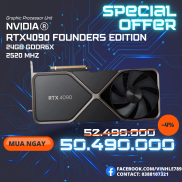 Card màn hình NVIDIA RTX 4090 Founders Edition NEW
