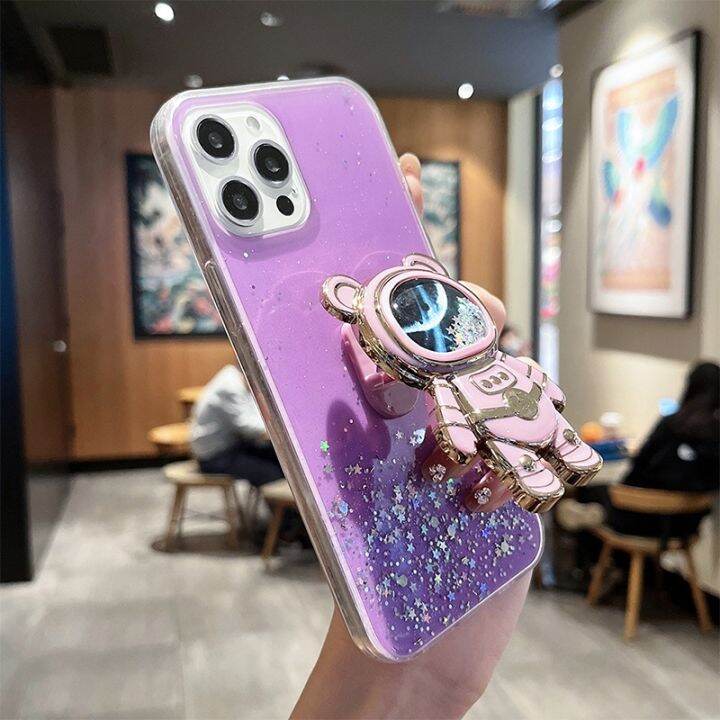 เคสกากเพชร-oppo-อวกาศ-a98เคส-oppoa98รูปหมี5g-oppo-เคสใสดาวท้องฟ้าแบบใหม่-a98-5g