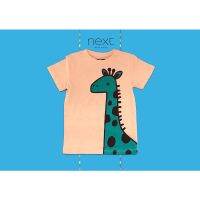 ✅ [6-7Y] Next Giraffa T-Shirt เสื้อยืดแขนสั้น ยีราฟ