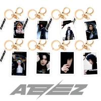 ATEEZGuerrillaAcrylic Keychain Hongjoong Jongho Accessory Pendant Portable Simple Multiple Styles Good Quality Can Be Used for Backpack Earphone Phone Case security