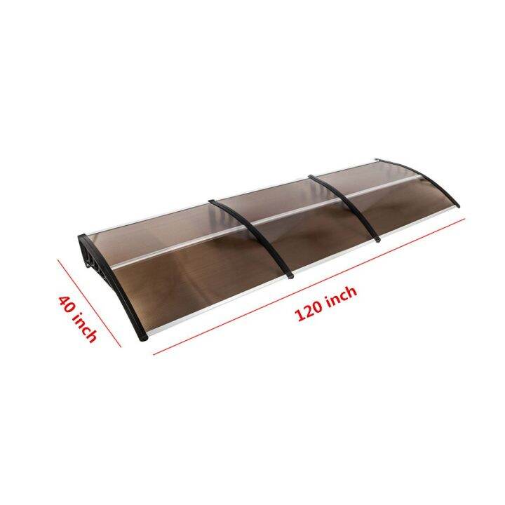 300x100cm Household Front Door Rain Cover Eaves Outdoor Canopy Window