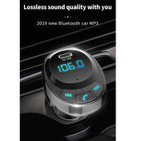 Car FM Transmitter Wireless Bluetooth Stereo 5.0 Auto FM TF Card Reader MP3 Player Audio 18W Fast Charger