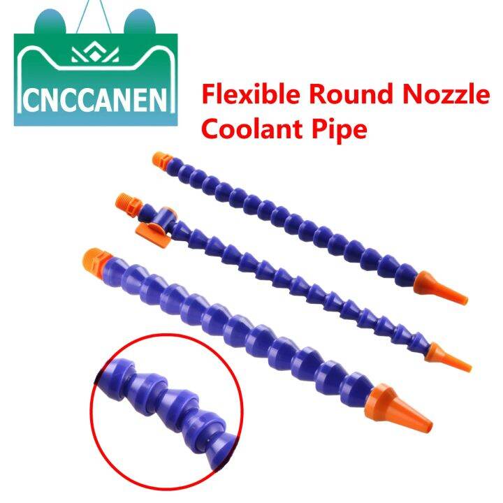 300mm Adjustable Oil Coolant Hose 1/4 1/2plastic Round Nozzle Flexible Water Oil Cooling Pipes