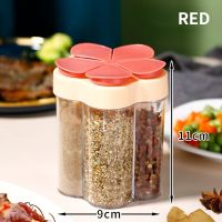 2023 New Flip Top Seasoning Shaker Salt Sugar Bottle Transparent Jar Herb Spice Organizer Container Dispenser Tools for Barbecue