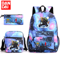 Bandai Three-Piece Set School Bag Backpack One Shoulder Pencil Children S Backpack Schoolbag Boys And Girls Backpack