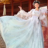 XinHuaEase Hanfu ผู้หญิงจีนแบบดั้งเดิมสไตล์ชุดหญิง Fairy Han Elegant เอวกระโปรง Stage Performance เครื่องแต่งกาย Gorgeous...