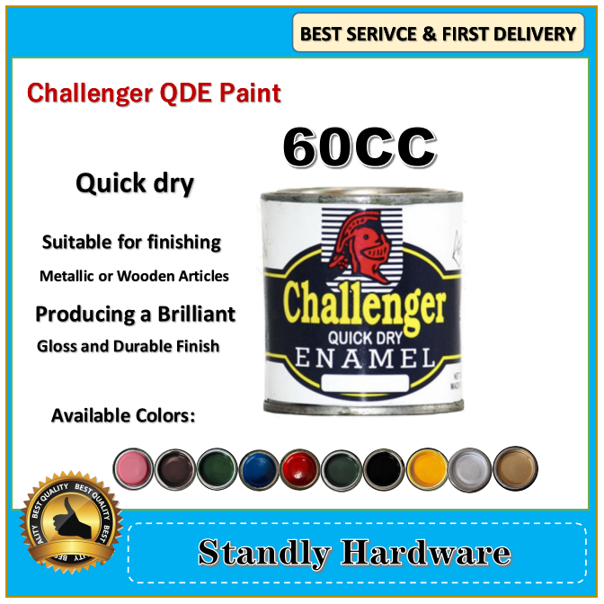 Challenger QDE gold paint 60cc quick dry enamel paint PER DOZE Lazada PH
