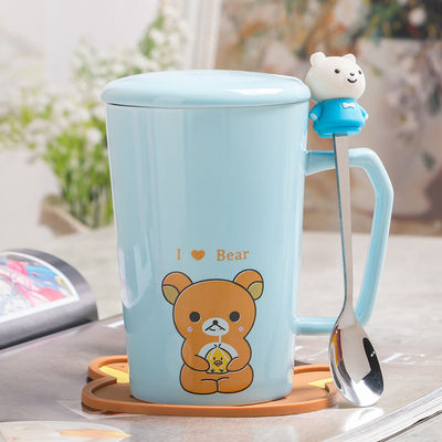 Cute Totoro Creative Ceramic Mugs Cup Tea Cup Milk Coffee Cup Cartoon Kitten Totoro Home Office Cup Fruit Juice Coffee Cups