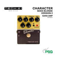 TECH 21 CHARACTER SEIES BLONDE VERSION 2 SANSAMP GUITAR EFFECTS PEDAL