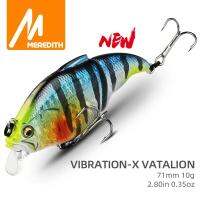 MEREDITH VIBRATION-X VIB 71mm 10g Wobblers ตกปลาเหยื่อตกปลาเหยื่อการสั่นสะเทือนสำหรับความลึกเต็มรูปแบบประดิษฐ์อุปกรณ์เสริม-Cailine